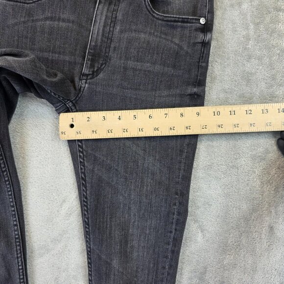 Cheap Monday Jeans Womens 27x32 Gray Second Skin Shadow Skinny Ripped Denim - Picture 6 of 14